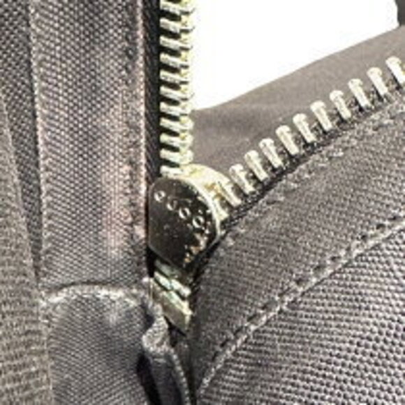 Gucci GG Supreme Spring Bag black leather body - Picture 8 of 11